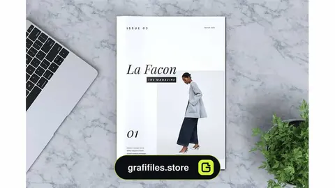 قالب ایندیزاین مجله مد و فشن La Facon Fashion Magazine