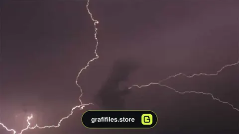فوتیج رعد و برق Lightning Bolts