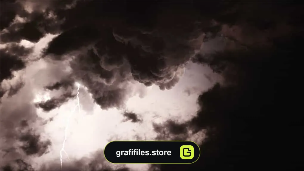 فوتیج رعد و برق Lightning Storm