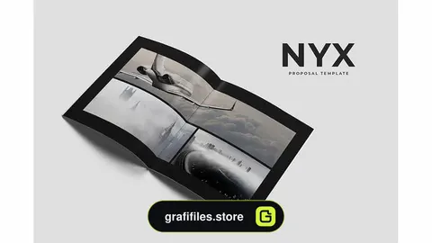 قالب ایندیزاین لوک بوک Nyx Lookbook Template