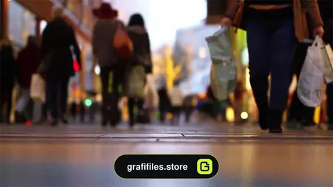 فوتیج افراد در حال خرید