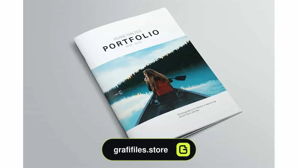قالب ایندیزاین نمونه کار عکاسی Photography Portfolio Templete