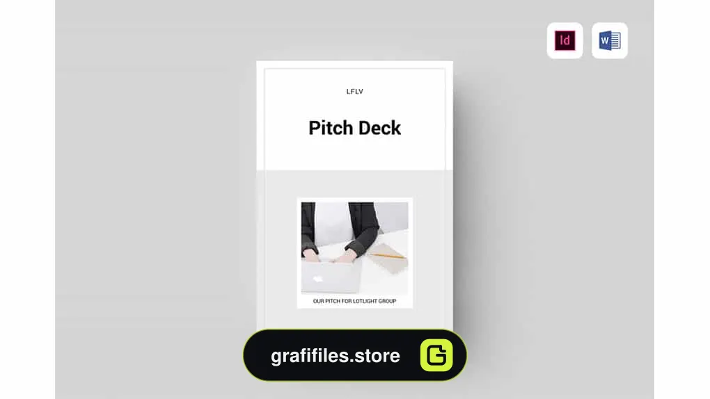 قالب آماده ورد Pitch Deck 
