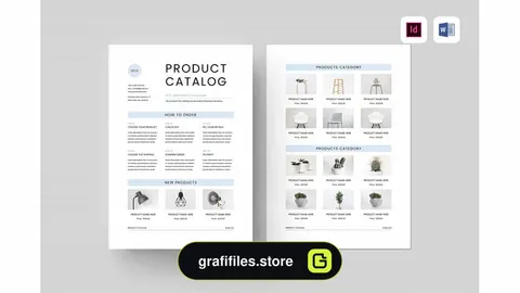 قالب آماده ورد کاتالوگ محصولات Product Catalog
