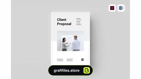 قالب آماده ورد پروپوزال Proposal | MS Word & Indesign