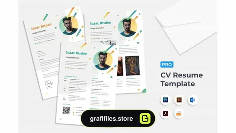 قالب آماده ورد رزومه Resume Microsoft Word