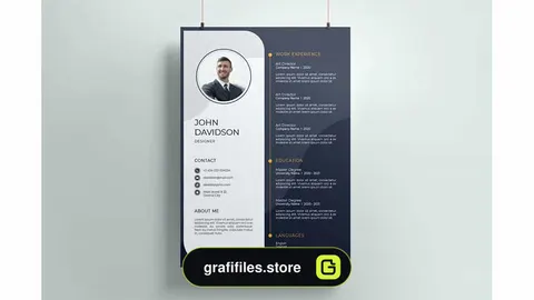 قالب آماده ورد رزومه Resume Template