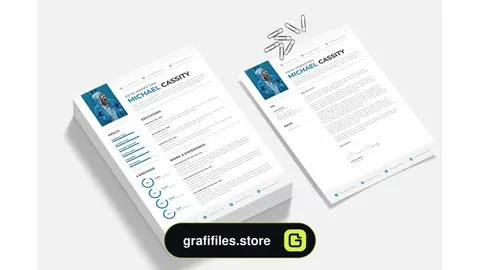 قالب آماده ورد رزومه Resume Word 3