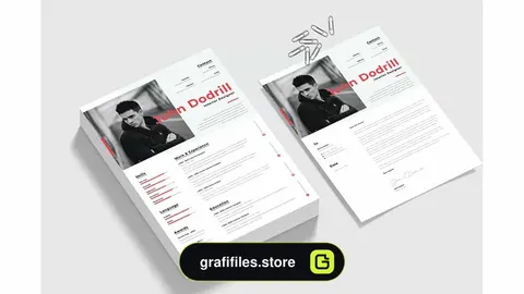 دانلود قالب آماده رزومه ورد Resume Word