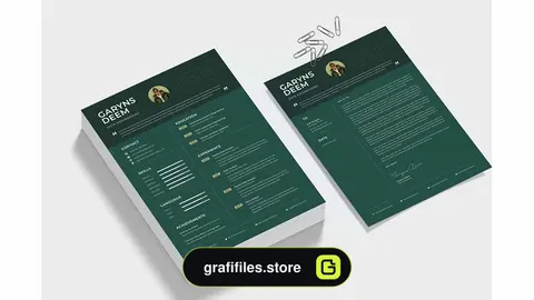 قالب آماده ورد رزومه Resume Word Template