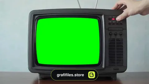 فوتیج تلویزیون قدیمی Retro Television