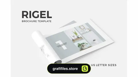 قالب ایندیزاین بروشور Rigel Brochure Template