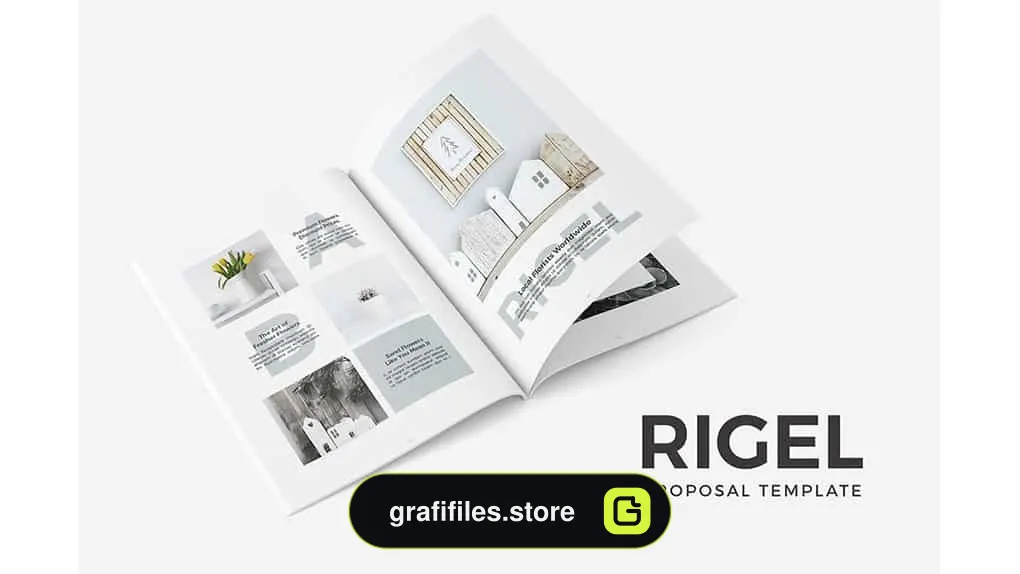 قالب ایندیزاین پروپوزال Rigel Proposal Template