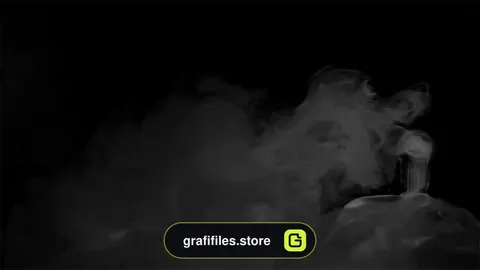 فوتیج دود Smoke On Black