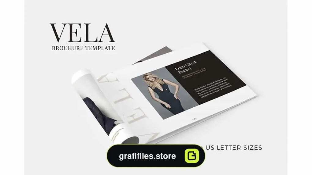 قالب ایندیزاین بروشور Vela Brochure Template