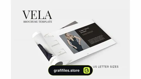 قالب ایندیزاین بروشور Vela Brochure Template
