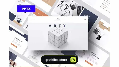 قالب پاورپوینت Arty - Powerpoint