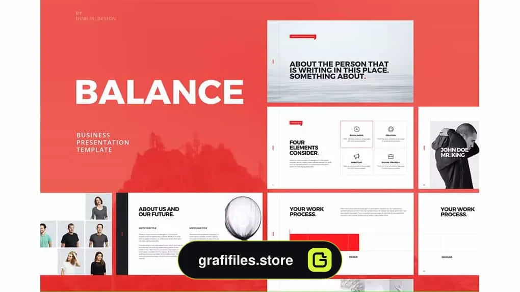 قالب پاورپوینت Balance - Powerpoint Template