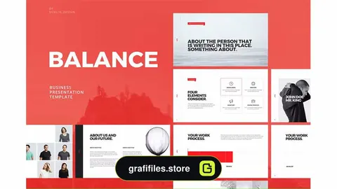 قالب پاورپوینت Balance - Powerpoint Template