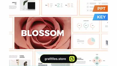 قالب پاورپوینت و کینوت Blossom Presentation Template