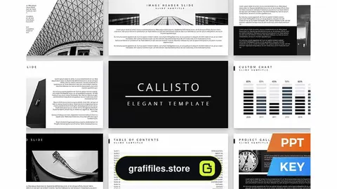 قالب پاورپوینت و کینوت Callisto Presentation Template