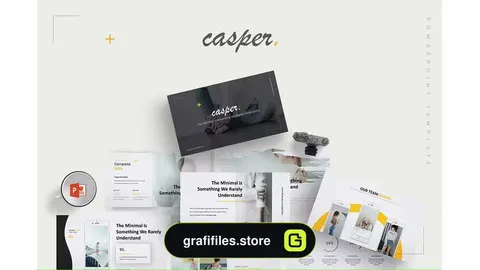 قالب پاورپوینت Casper - Powerpoint Template