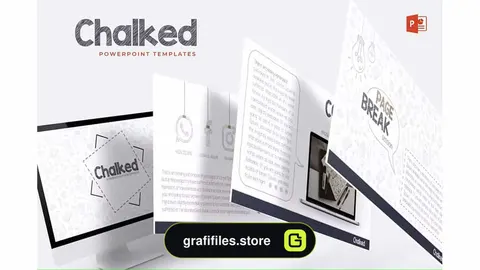 قالب پاورپوینت Chalked - Powerpoint Templates