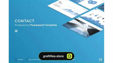 قالب پاورپوینت Contact Powerpoint Template