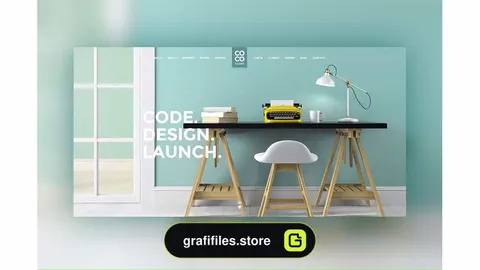 طرح لایه باز Creative PSD Template