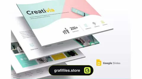 قالب پاورپوینت و گوگل اسلاید Creativia - Google Slides Template