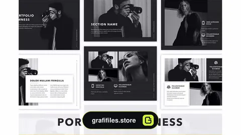 قالب پاورپوینت Dimness PowerPoint Template