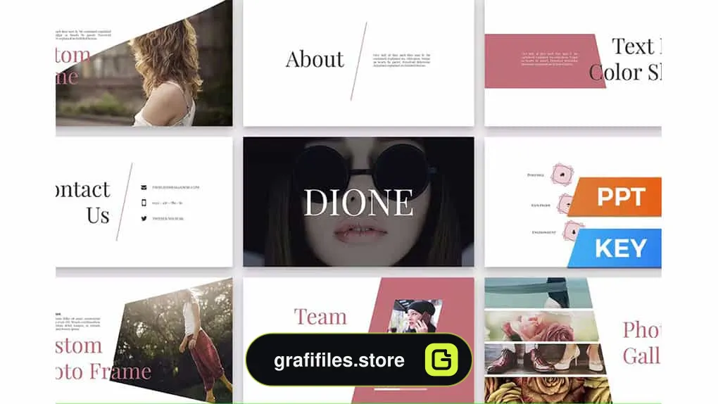 قالب پاورپوینت و کینوت Dione Presentation Template