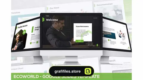 قالب پاورپوینت و گوگل اسلاید Ecoworld
