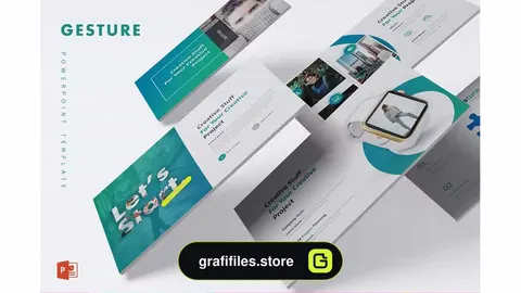 قالب پاورپوینت Gesture