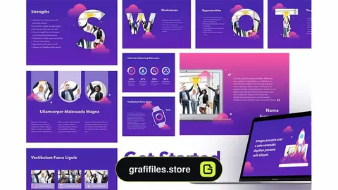 قالب پاورپوینت Get Started PowePoint Template