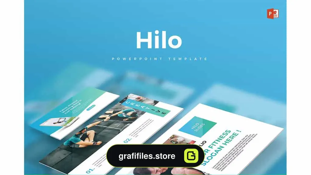 قالب پاورپوینت Hilo - Powerpoint Template
