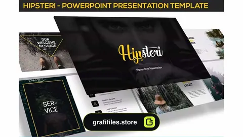 قالب پاورپوینت Hipsteri