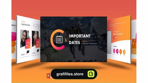 قالب پاورپوینت Important Dates - Powerpoint Template
