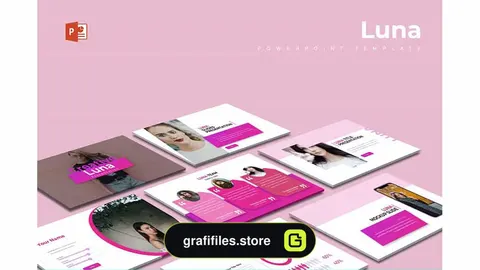 قالب پاورپوینت Luna Powerpoint Template