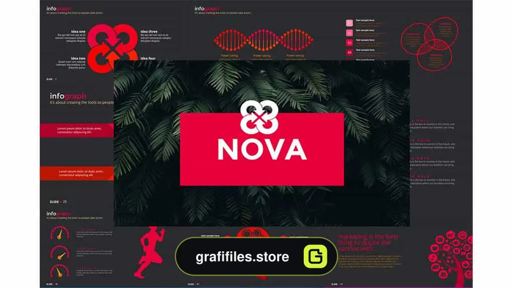قالب پاورپوینت NOVA Powerpoint Template