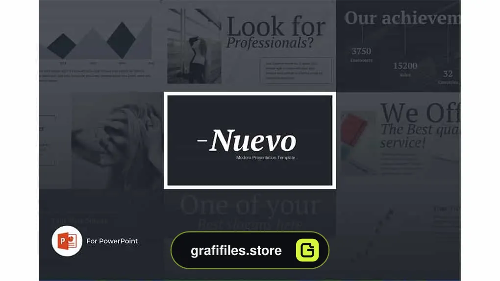 قالب پاورپوینت Nuevo PowerPoint Presentation Template