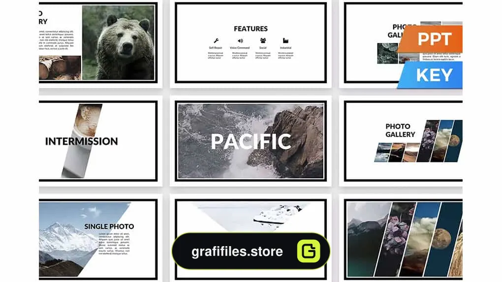 قالب پاورپوینت و کینوت Pacific Presentation Template