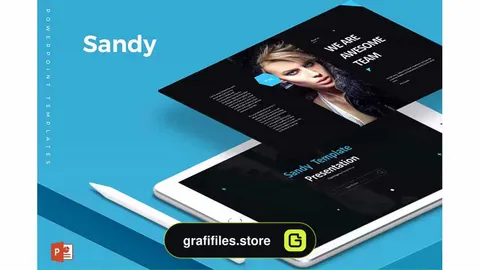 قالب پاورپوینت Sandy - Powerpoint Template