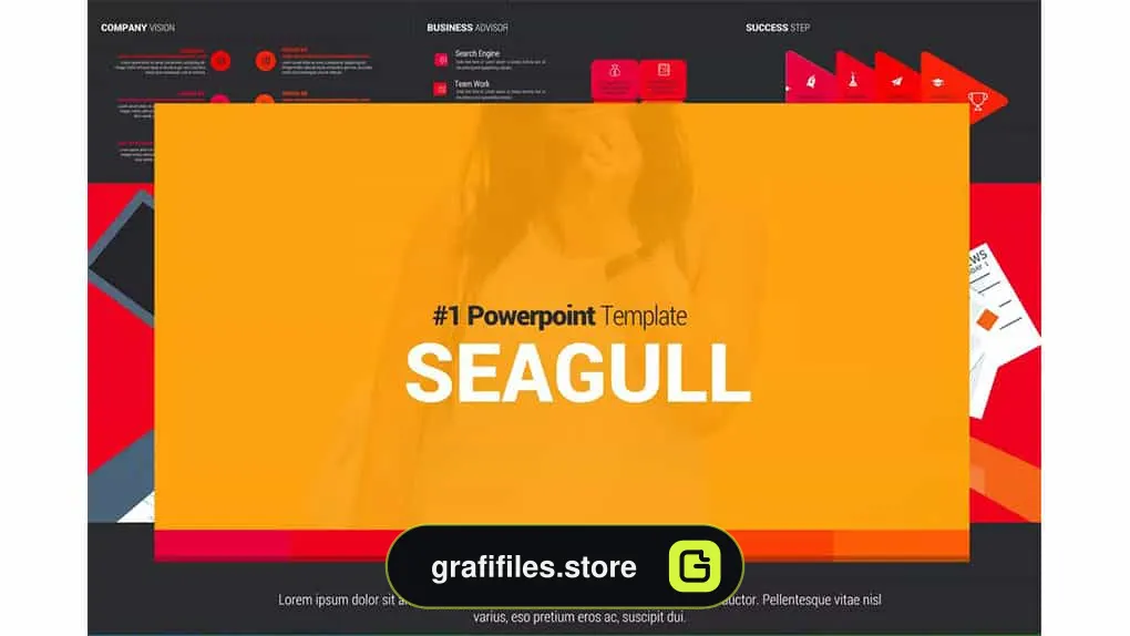 قالب پاورپوینت SEAGULL Powerpoint Template