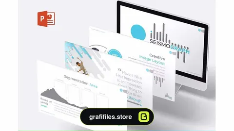 قالب پاورپوینت Seismograph - Powerpoint Template