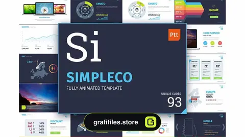 قالب پاورپوینت SIMPLECO