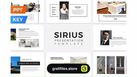 قالب پاورپوینت و کینوت Sirius Presentation Template
