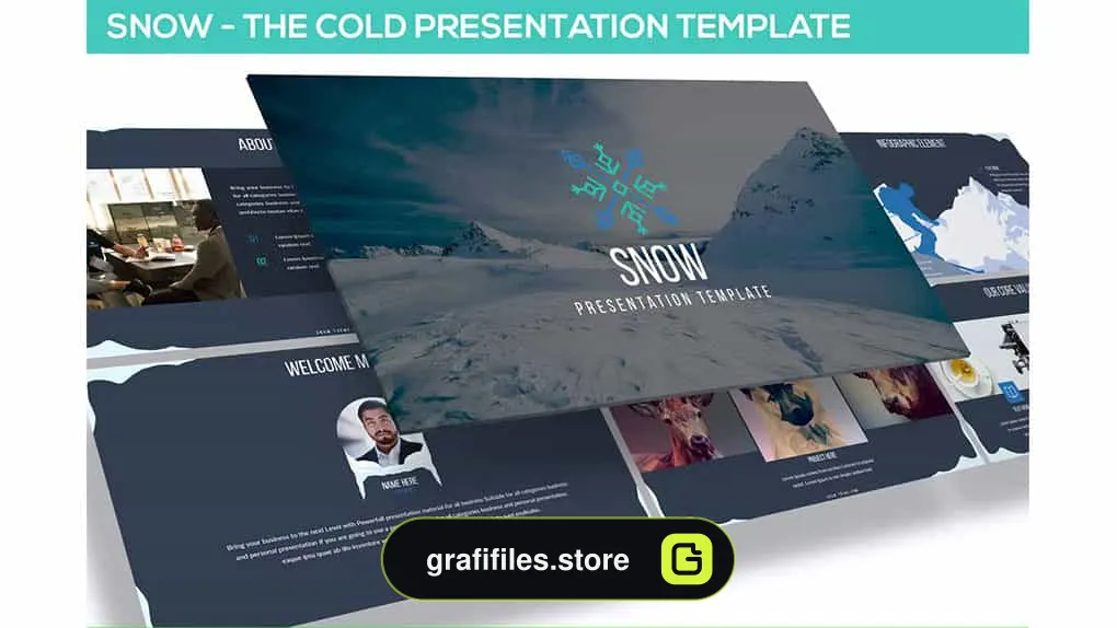 قالب پاورپوینت SNOW