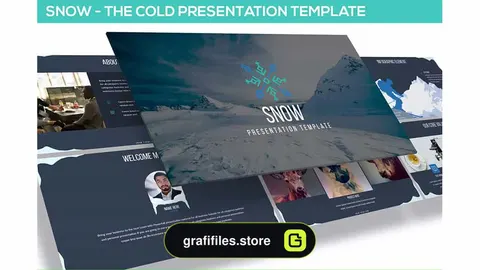 قالب پاورپوینت SNOW