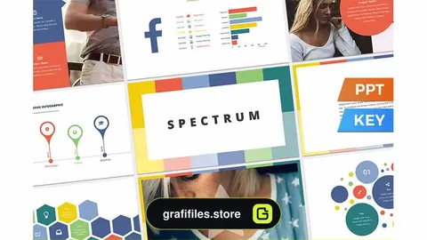 قالب پاورپوینت و کینوت Spectrum Presentation Template